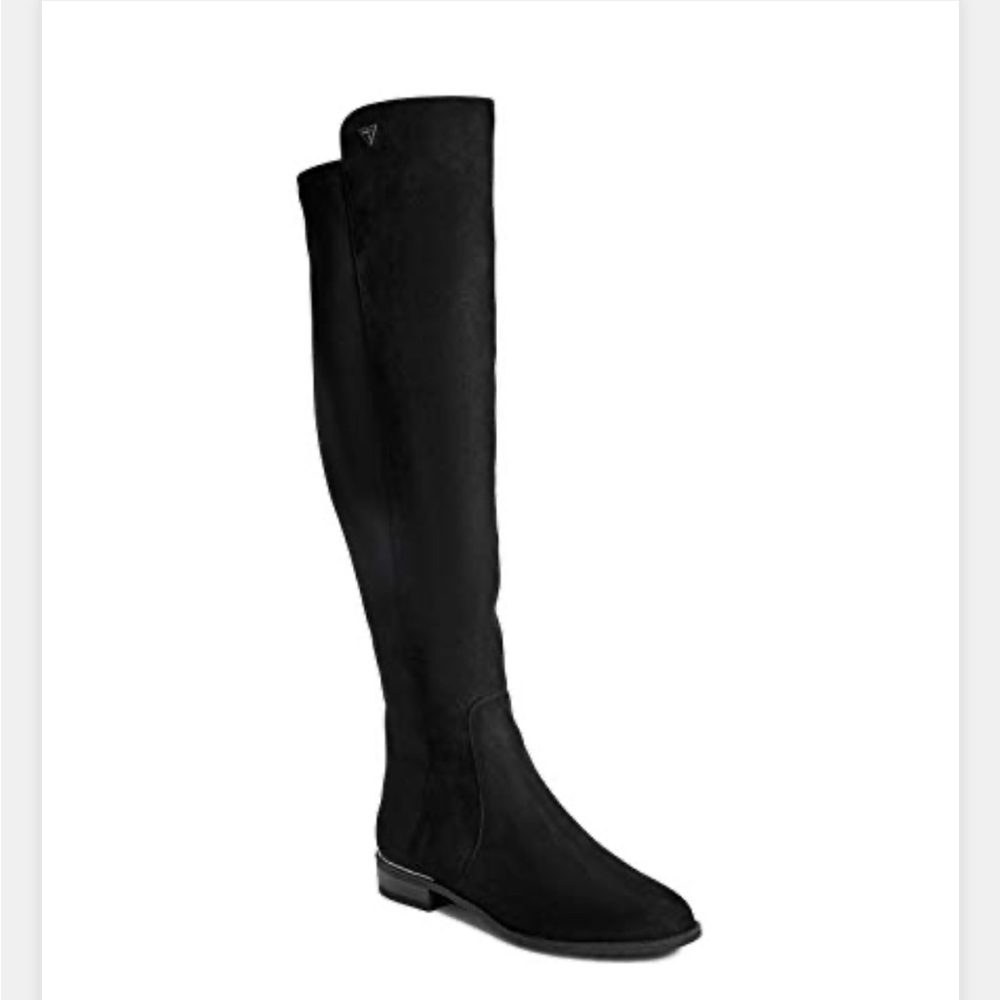 GUESS FACTORY Factory Shire Over-The-Knee Suede Boots